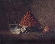 Jean Baptiste Simeon Chardin, Still Life wtih Basket of Strawberries